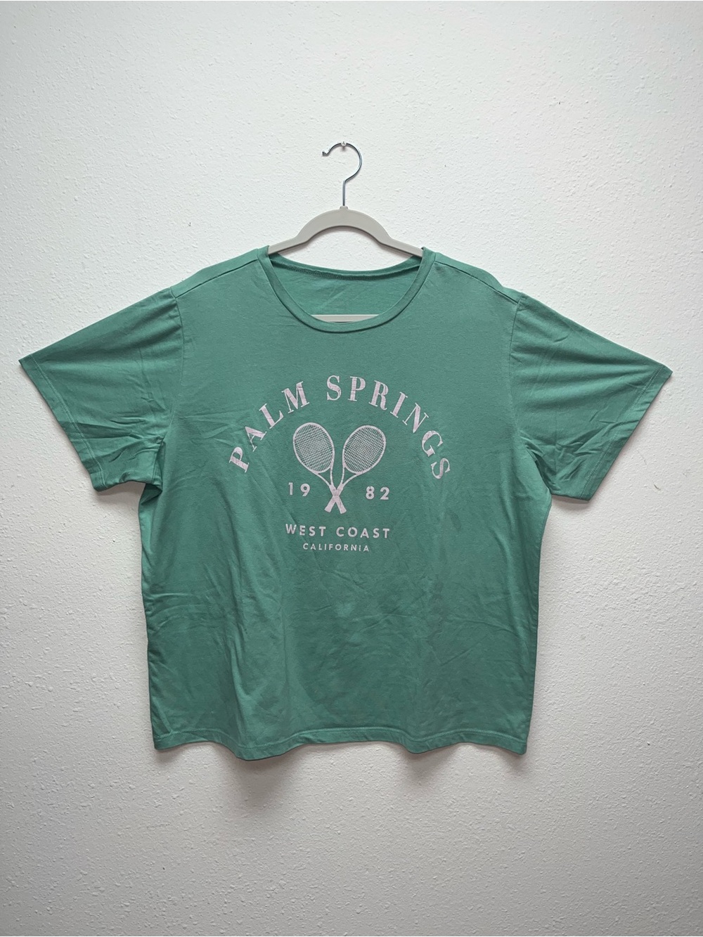 Palm Springs West Coast California green T-Shirt - Picture 1 of 4